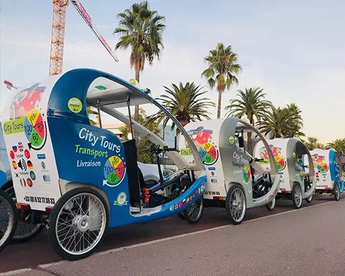Rickshaw tours in Nice